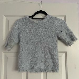 Xs Forever 21 Fur Short Sleeve Top